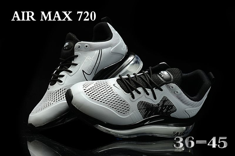 2020 Nike Air Max 720 Grey Black Shoes